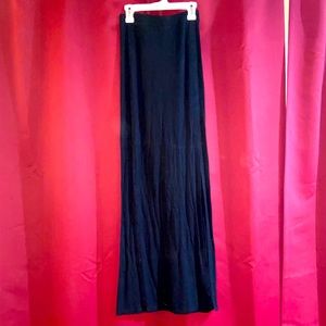 Black long ankle skirt